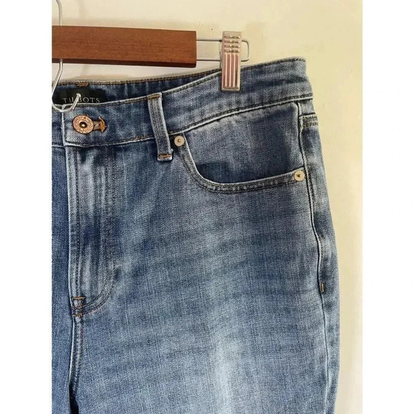 Women's Talbots Modern Ankle Jeans - Size 12P - Blue Petite EUC! - Picture 3 of 13